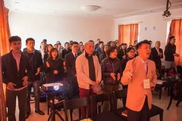 A house church in Beijing, China