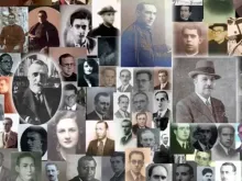 The faces of 140 Spanish priests and laity killed during the religious persecution in Spain in the 20th century.