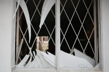 Damage at the Major Theological Seminary of the Sacred Heart of Jesus in Vorzel, Ukraine