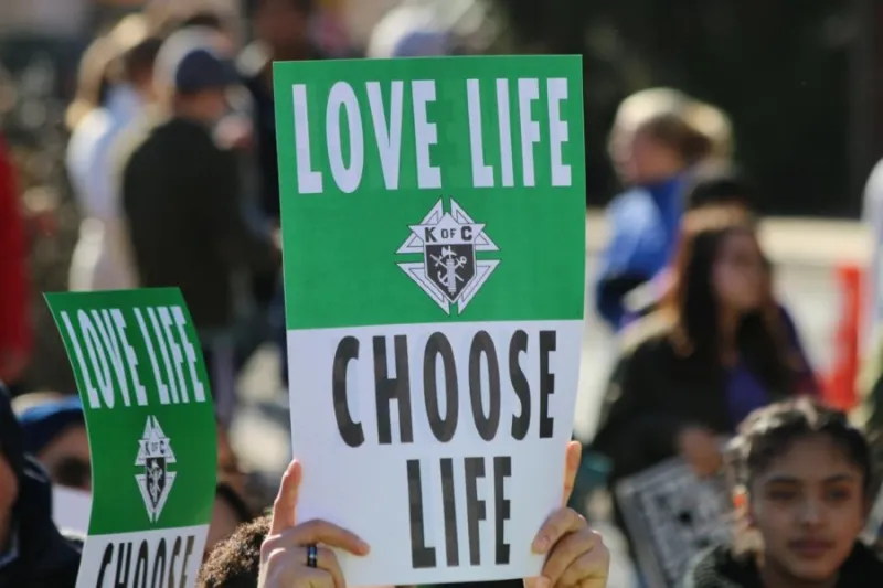 Vandalism of cross-shaped pro-life display at Catholic university caught on video
