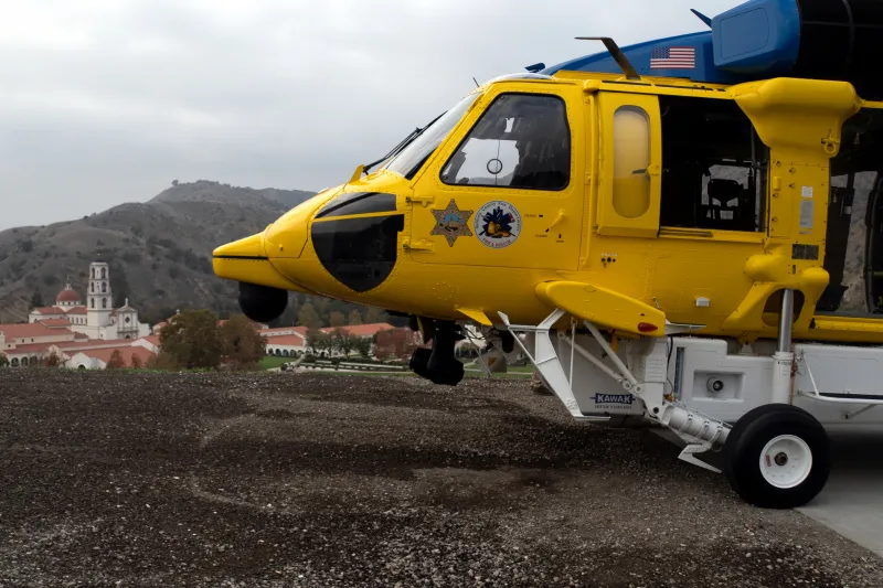 Thomas Aquinas College builds helipad to assist in fighting wildfires