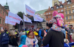 March for Life and Family in Warsaw, Poland, Sept. 19, 2022. Sr. Amata Nowaszewska
