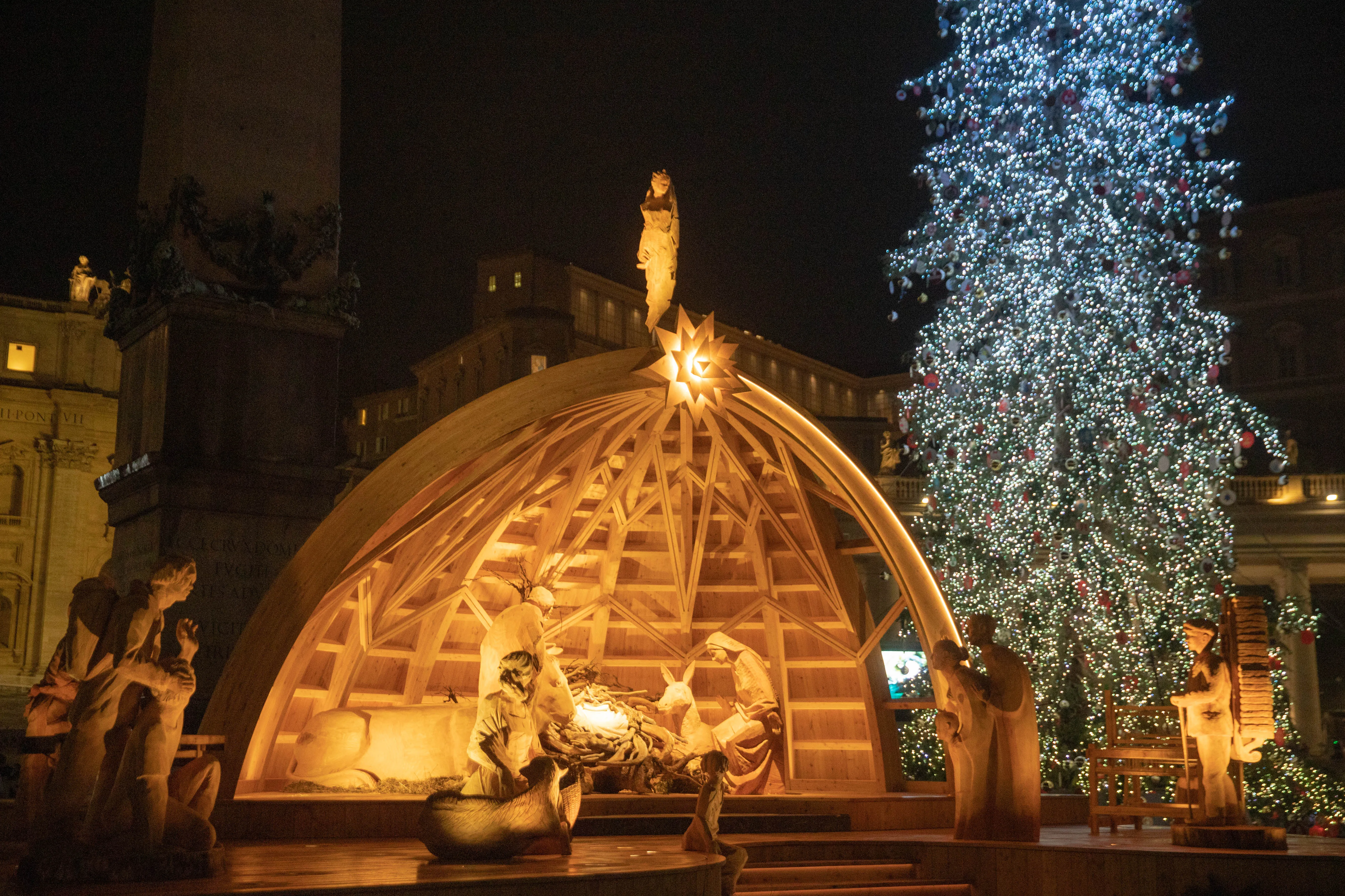 The Vatican’s Christmas tree lighting ceremony on Dec. 3, 2022.?w=200&h=150