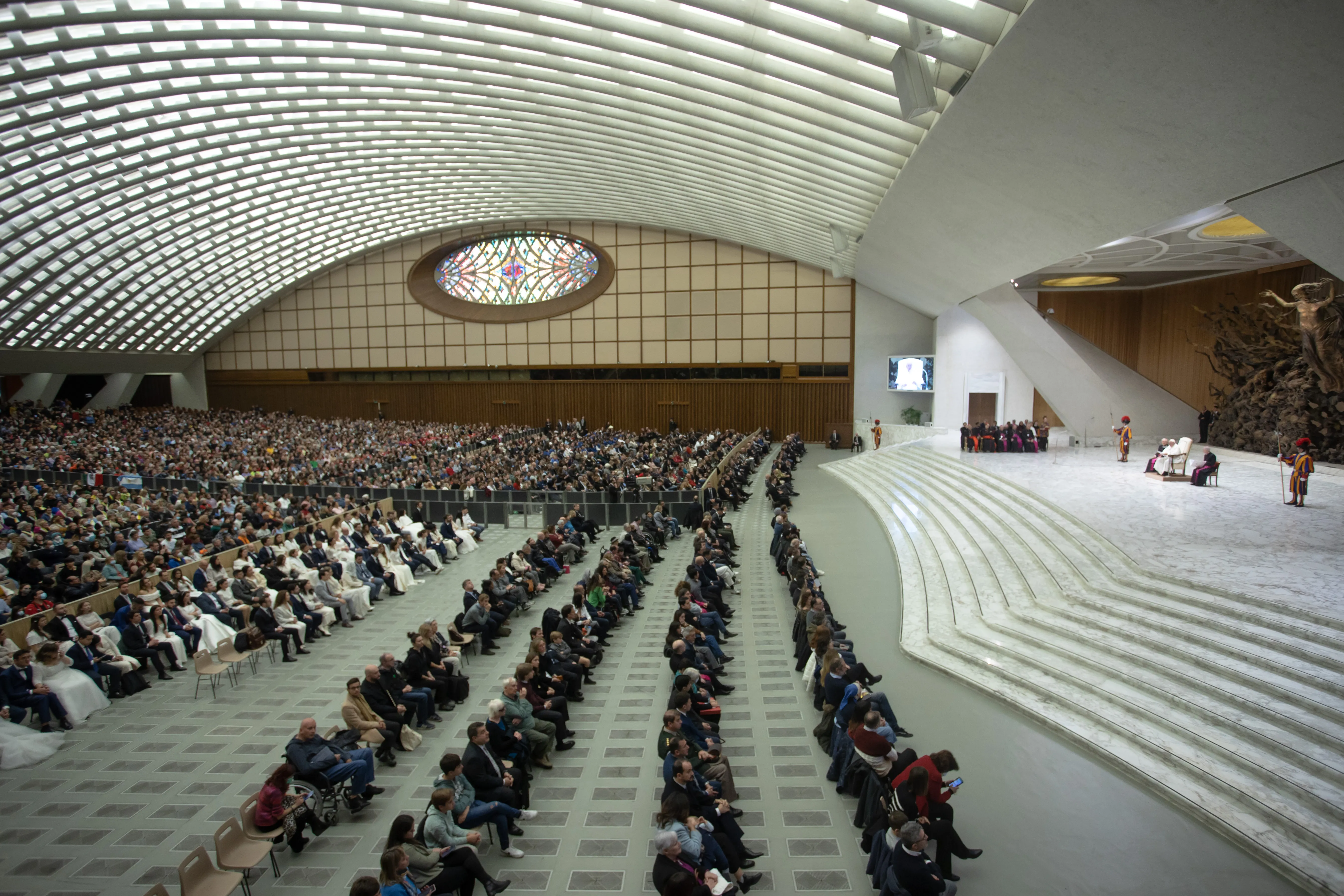 General audience with Pope Francis at the Vatican, Dec. 7, 2022. Daniel Ibáñez / CNA