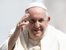 Pope Francis at the general audience in St. Peter's Square on June 28, 2023.