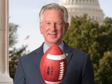 Sen. Tommy Tuberville of Alabama was elected to the U.S. Senate in 2020. He was the head coach of Auburn University's football team from 1999 to 2008.