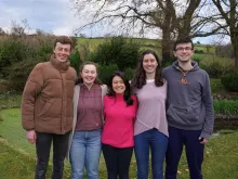 Young people at Holy Family Mission in County Waterford, Ireland.