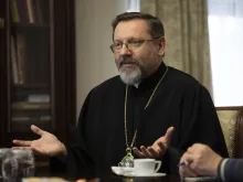Major Archbishop Sviatoslav Shevchuk, leader of the Ukrainian Greek Catholic Church, on Dec. 9, 2022
