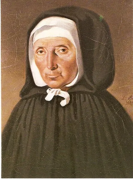 Portrait of St. Jeanne Jugan (1792–1879), foundress of the Little Sisters of the Poor, by Léon Brune 1855. Public domain