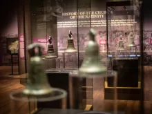 The bells that once graced the spires of the ancient Church of the Nativity in Bethlehem have traveled from the Holy Land to the Museum of the Bible in Washington, D.C.