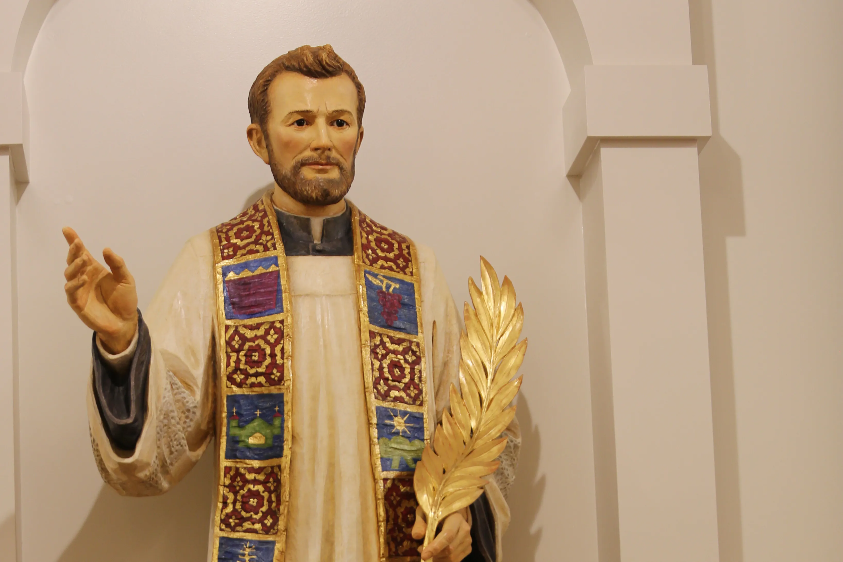 A statue of Blessed Stanley Rother at the new shrine in his honor in Oklahoma City.?w=200&h=150