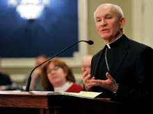 Archbishop George Lucas of Omaha in a 2011 photo.