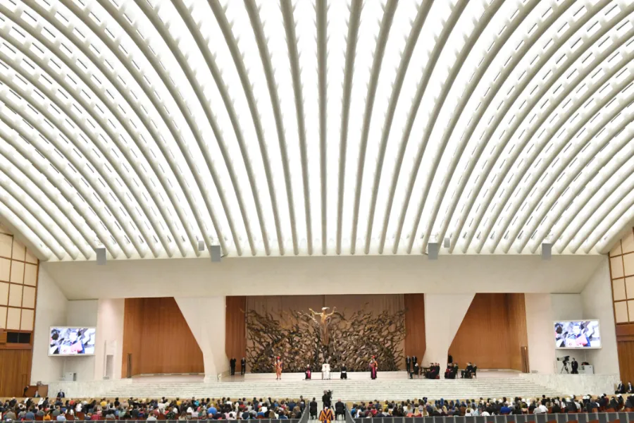 Pope Paul VI Audience Hall at the Vatican, pictured Oct. 28, 2020. / Vatican Media