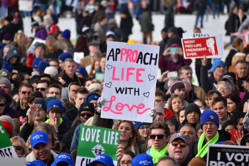 Pro-lifers counter pro-abortion protests across the United States