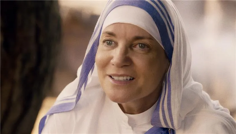 Jacqueline Fritschi-Cornaz as Mother Teresa of Calcutta in the new film "Mother Teresa and Me." Credit: Curry Western Movies
