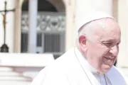 Pope Francis at his general audience in St Peter’s Square on May 31, 2023
