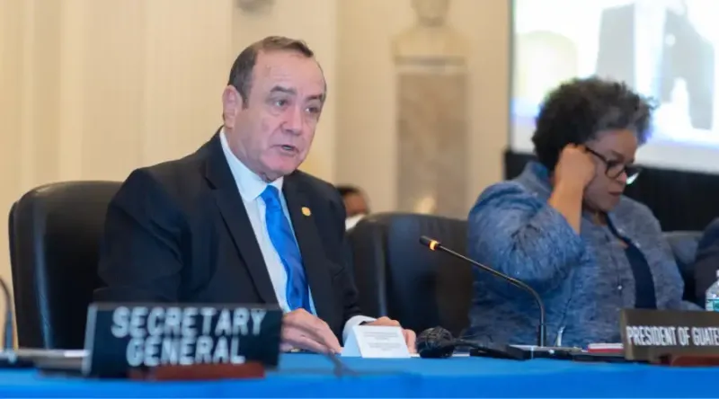 Alejandro Giammattei, the president of Guatemala, demanded that the Inter-American Commission on Human Rights (IACHR) “respect the sovereignty and freedom of each state” and stop being a “activist” for abortion during a protocol session of the Organization of American States’ Permanent Council on June 28 in Washington, D.C.
