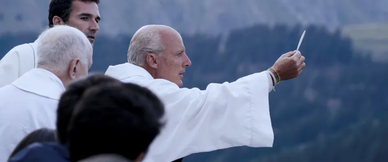 The pope gave a shout-out to the creators of ‘ALIVE,’ the eucharist film in theaters today