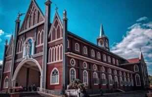 A Catholic cathedral in the Diocese of Phekhone in Burma’s Shan state Screenshot from Radio Veritas Asia Twitter