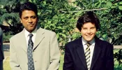 Rajesh Mohur pictured with Carlo Acutis on the day of his Confirmation
