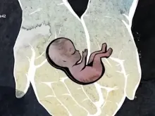 An image from the Canadian pro-life group Choice42's animated video encouraging pregnant women to choose life.