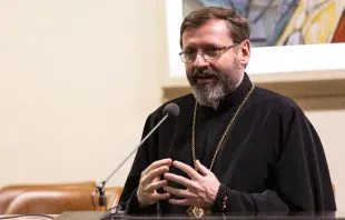 Major Archbishop Sviatoslav Shevchuk, pictured at Vatican Radio, July 8, 2019. Daniel Ibáñez/CNA.