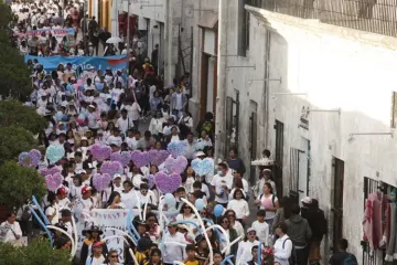 pro-life parade in Arequipa, Peru