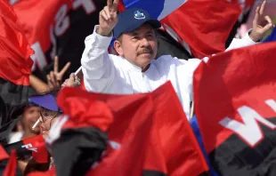 Nicaraguan President Daniel Ortega during the commemoration of the 40th anniversary of the Sandinista Revolution at "La Fe" square in Managua on July 19, 2019. Getty Images