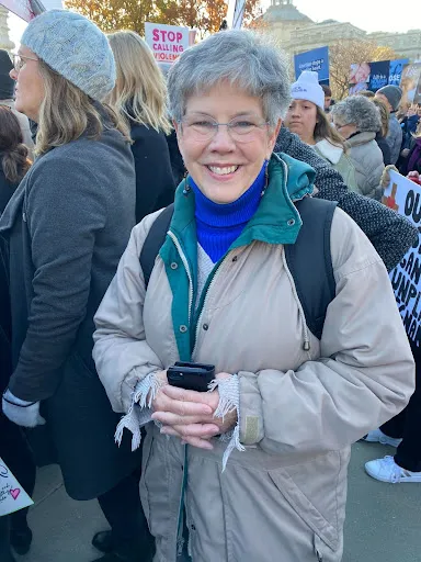 Marion, who declined to provide her last name, was among those who attended a pro-life rally outside the U.S. Supreme Court on Dec. 1, 2021, from Mississippi, where the Dobbs v. Jackson Women's Health Organization abortion case originated. Katie Yoder/CNA