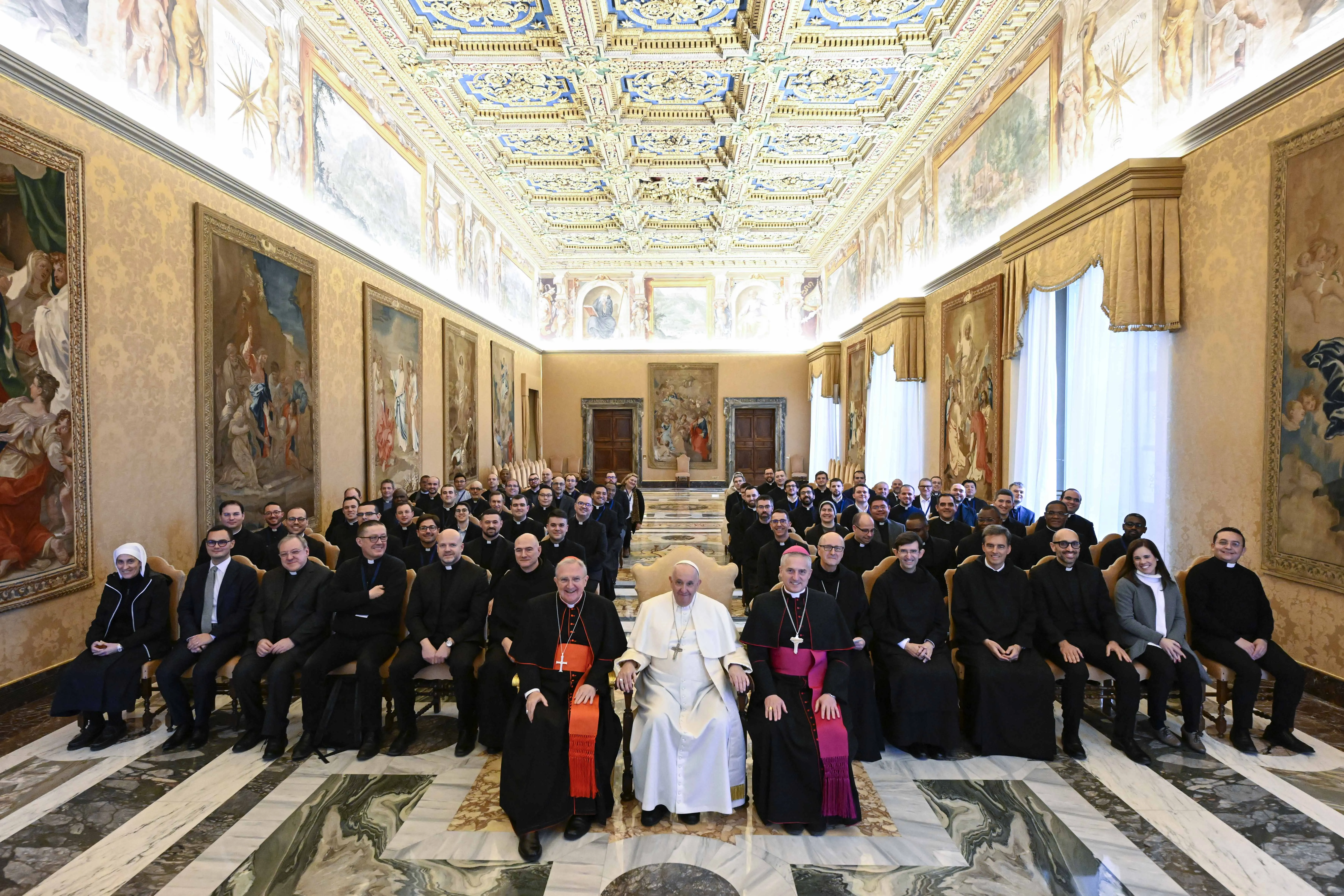 Pope Francis meets participants in an international training course for liturgical celebrations in Catholic dioceses on Jan. 20, 2023?w=200&h=150