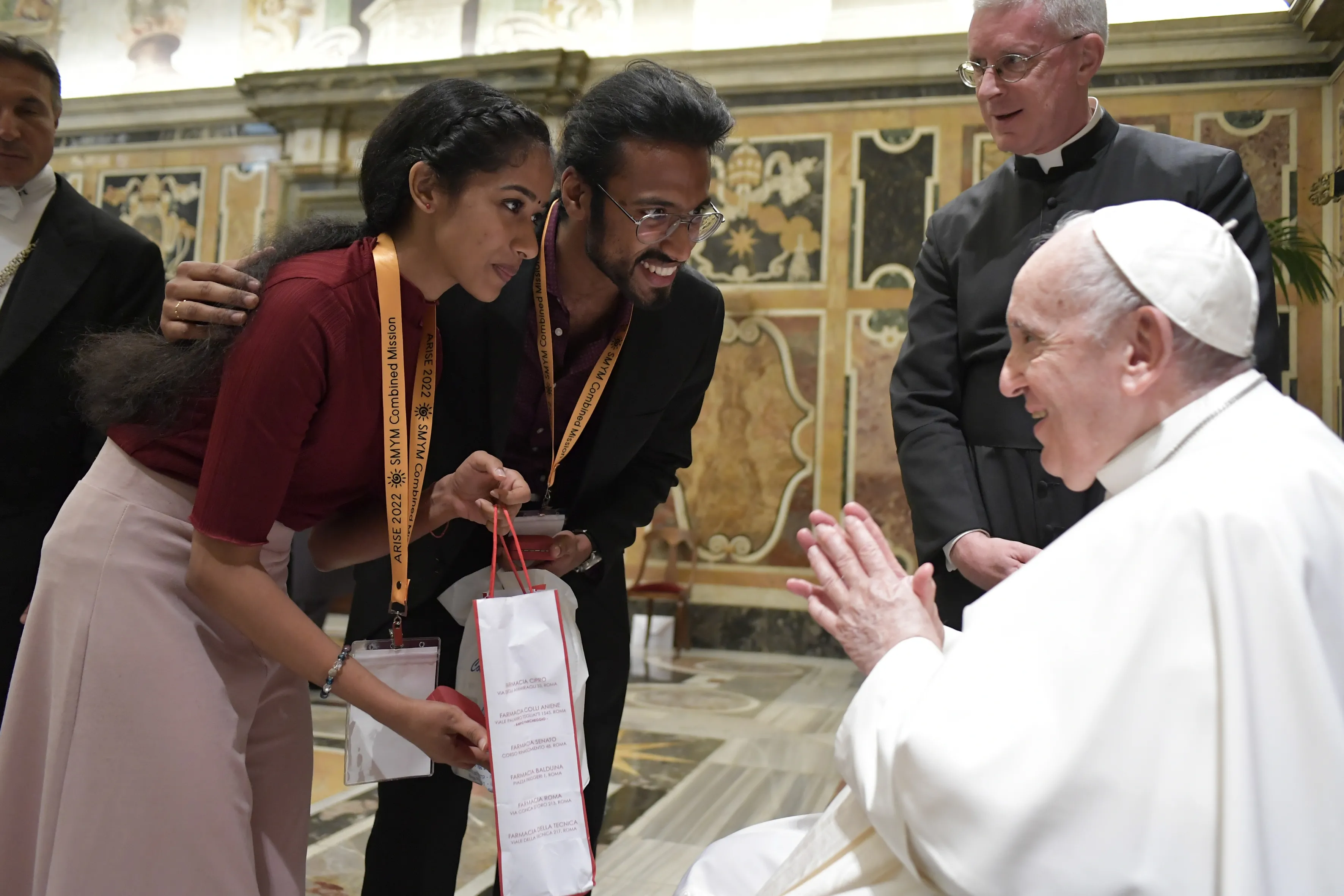 Pope Francis met with participants in the Syro-Malabar Youth Leaders Conference on June 18, 2022.?w=200&h=150