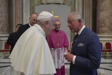 Pope Francis and King Charles III