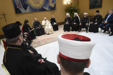 Pope Francis meets with the Ukrainian Council of Churches and Religious Organization