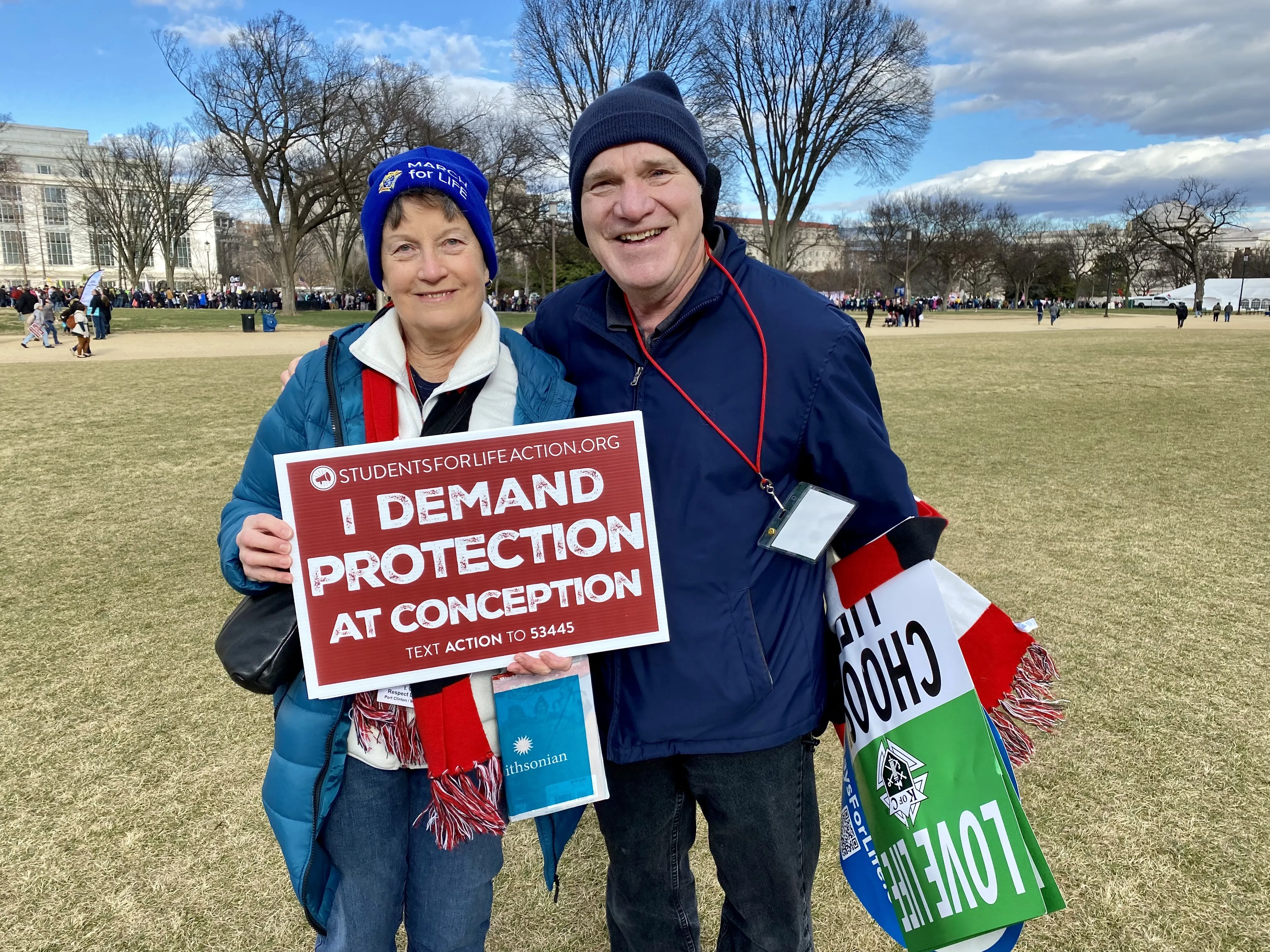 Tom and Mindy Edwards from Sandusky, Ohio, attend the 50th annual March for Life in Washington, D.C., on Jan. 20, 2023.?w=200&h=150