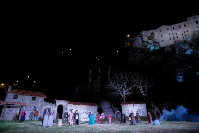 PHOTOS: Italian play recalls St. Francis’ Nativity in Greccio