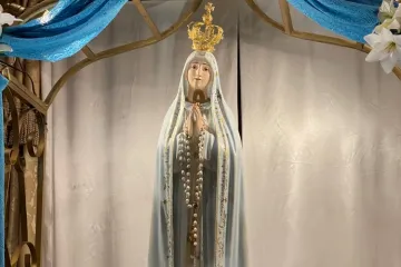 The statue of Our Lady of Fatima was returned to St. Andrew the Apostle Catholic Church in Gibbsboro, N.J., Sept. 7, 2022.