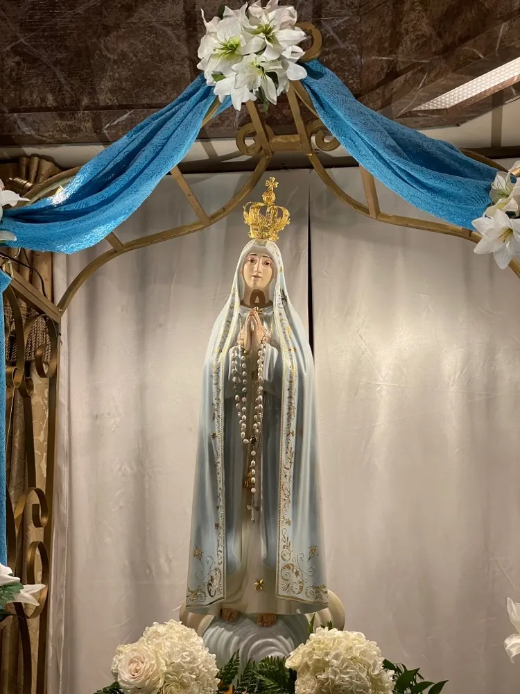 Statue of Our Lady of Fatima returned to St. Andrew the Apostle Catholic Church in Gibbsboro, N.J.