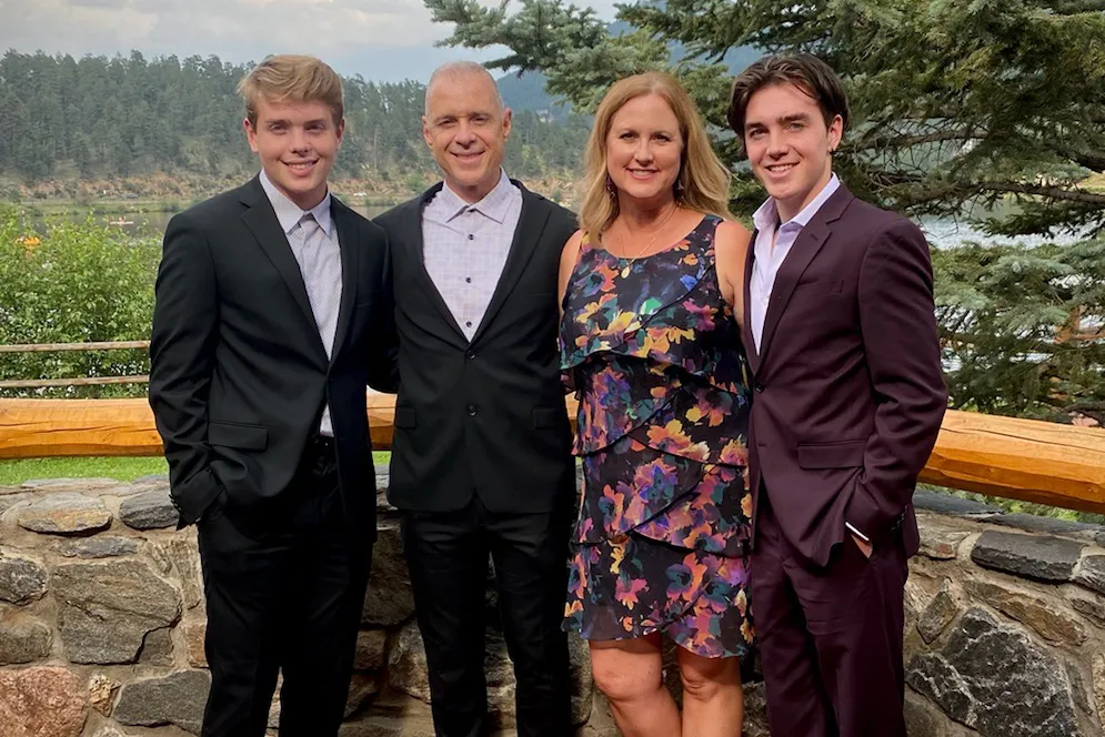 The Greany family (from left) Lance, Tom, Kat, and Cole, who lost their Colorado home in the Marshall Fire in late 2021.?w=200&h=150
