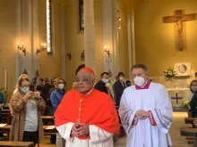 Cardinal Wilton Gregory takes possession of Immaculate Conception church in Rome, Sept. 27, 2021.