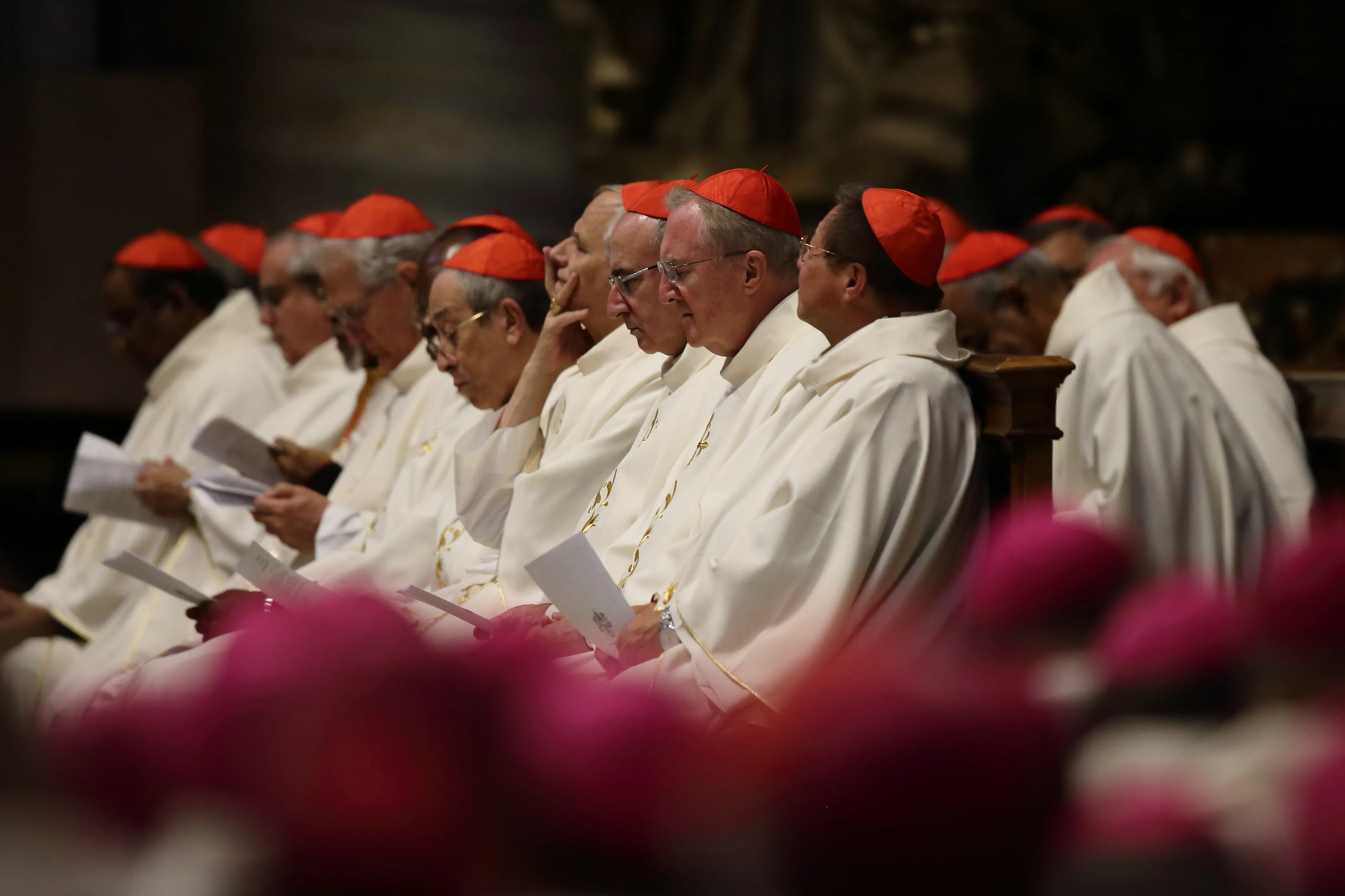 Mass on the feast of St. Luke in St. Peter's Basilica on Oct. 18, 2023. Evandro Inetti/EWTN News/Vatican Pool