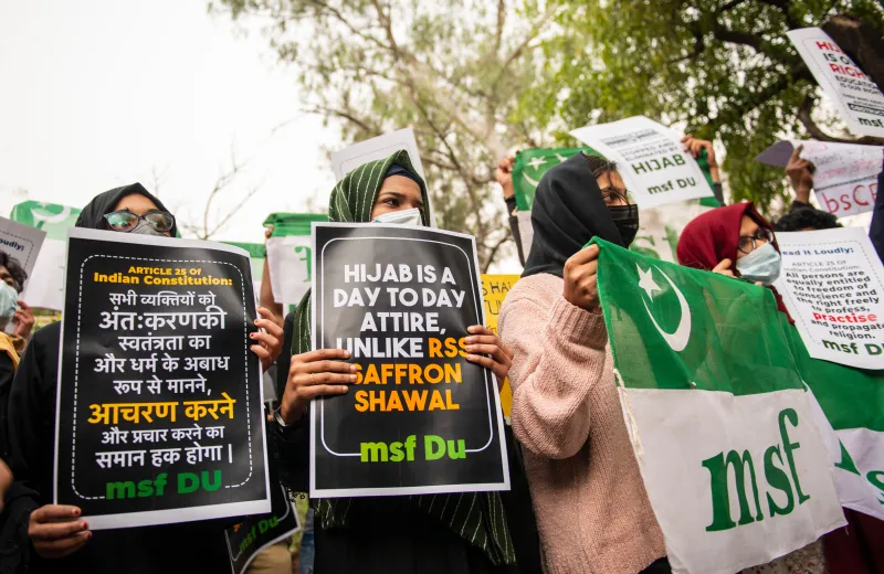 Indian court bans all religious clothing amid dispute over hijabs