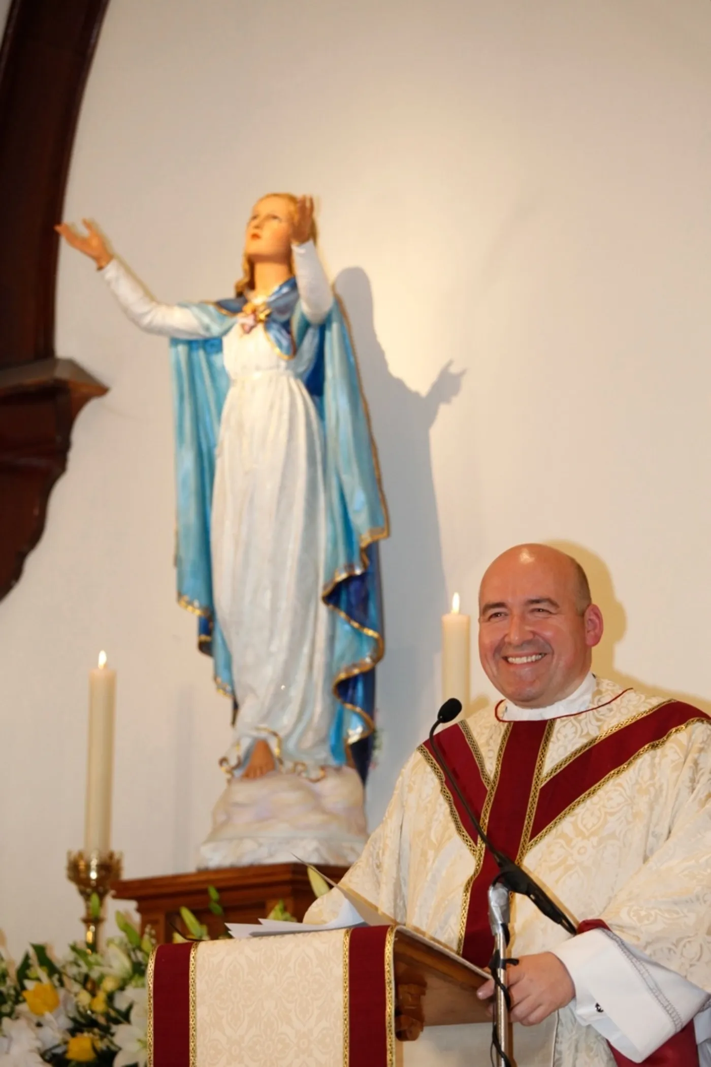 Father Horgan in a 2011 file photo. Courtesy of The B.C. Catholic