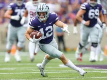 Landry Weber, a K-State player who is discerning and intends to enter seminary.