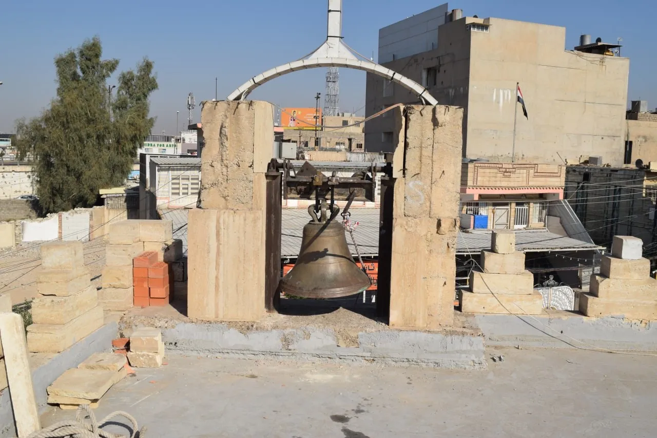 “The tones of the bell are an invitation … to unite hearts to denounce violence and wars.”. France Yousif