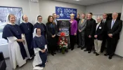 A dedication ceremony for the ultrasound machine donated by the Knights of Columbus to the First Choice Women's Resource Center in New Brunswick, N.J.