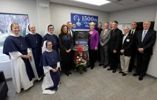 A dedication ceremony for the ultrasound machine donated by the Knights of Columbus to the First Choice Women's Resource Center in New Brunswick, N.J. Knights of Columbus
