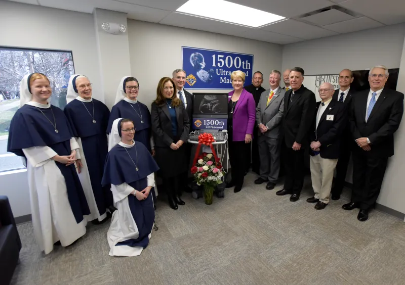 Knights of Columbus donates 1500th ultrasound machine