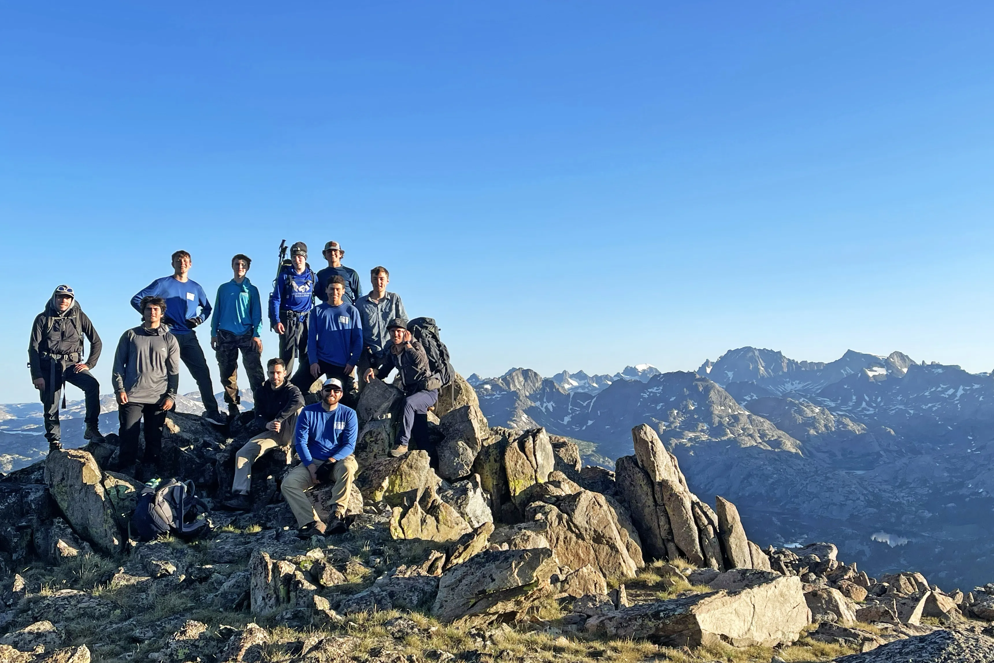 Jesuit High School students on a summer Wyoming Wilderness Leadership retreat. Credit: Jesuit High School