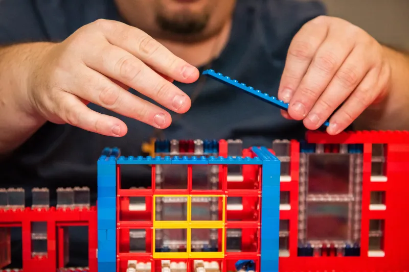 Brick by brick, this Lego master and disability advocate is building up the Church