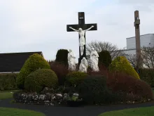 Knock Shrine is the site of of an apparition of Mary, the Mother of God; St. Joseph, her spouse; and St. John the Evangelist in 1879.